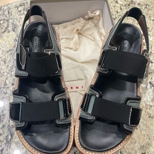 Marni Black and Grey Women’s Sandals